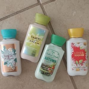 Mini Bath & Body Works Lotions